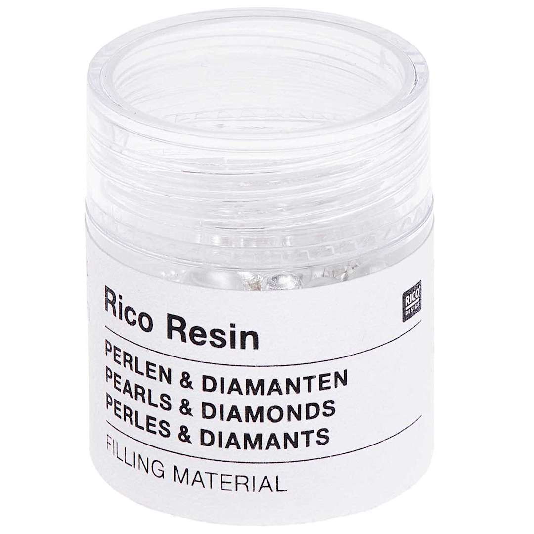 Open in modal - Resin Filling Materials Pearls, Diamonds, Globules - Silver, 13.5g