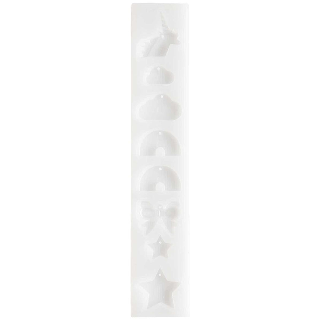 Open in modal - Silicone Molds Pendants Rainbow - Outer Mould 4 x 21.5 cm