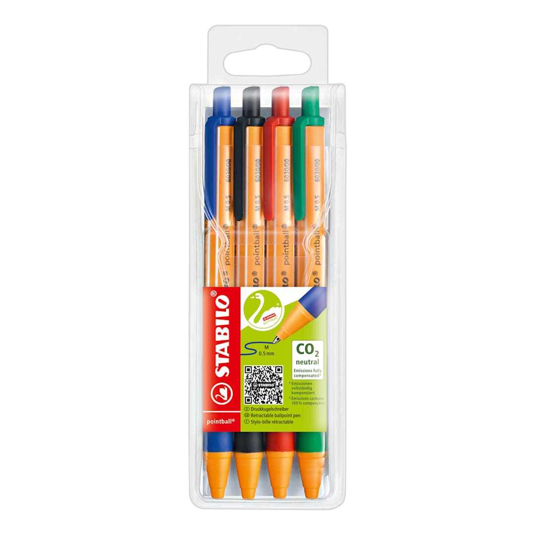 Open in modal - pointball Pen 4-Pen Wallet Set - Peggable