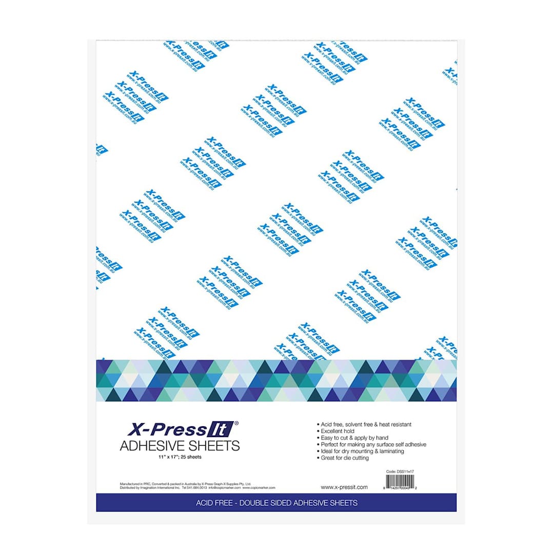 Open in modal - High Tack Double-Sided Adhesive 11" x 17", 25 Shts./Pkg. - Peggable