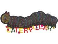 Open in modal - felt caterpillar