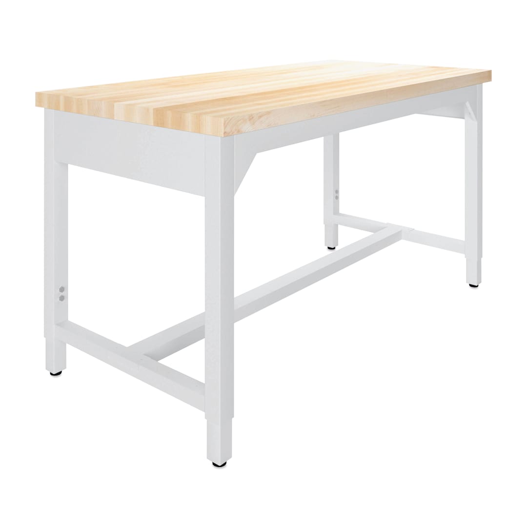 Open in modal - Diversified Spaces Fab-Lab Workbench - Butcher Block Top, 72" x 30"