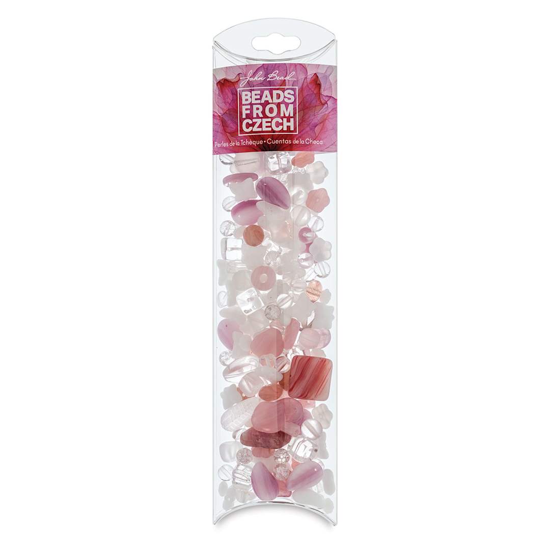 Open in modal - John Bead Czech Glass Bead Mix - Sweet 16, 100 g