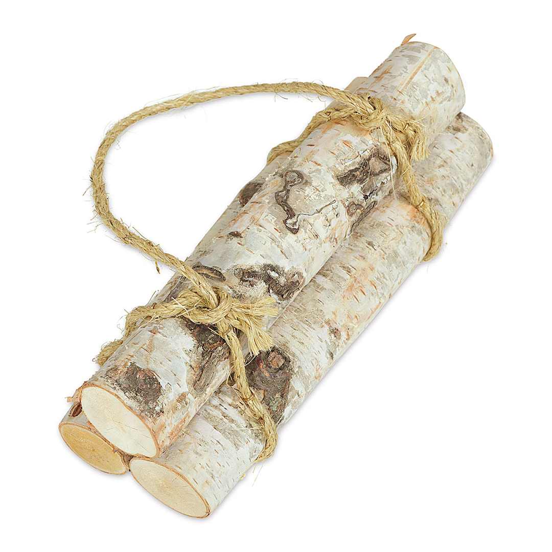 Open in modal - Winter Woods Birch Wood - Set of 3, 12" x 2"