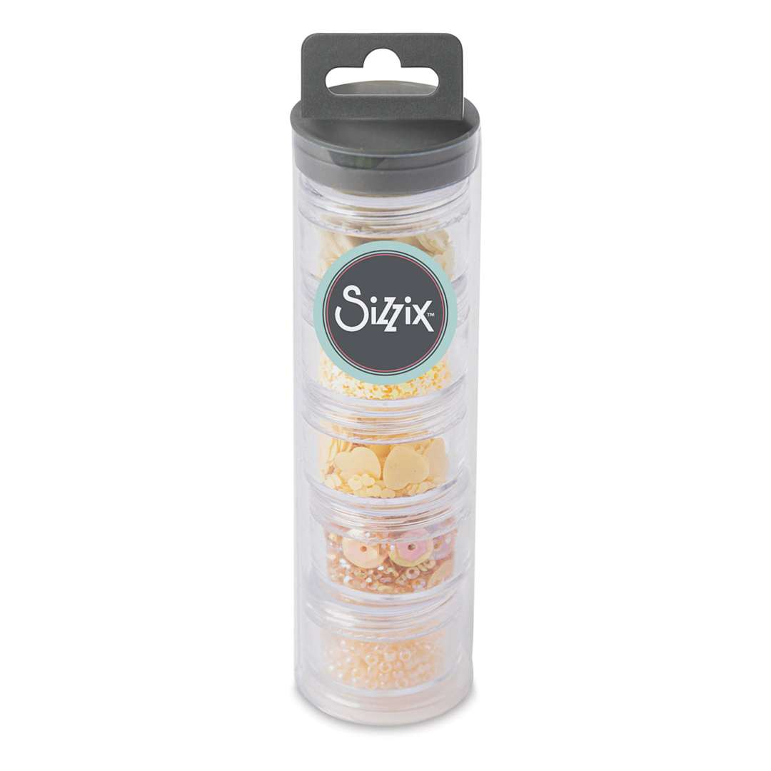 Open in modal - Sizzix Sequins and Beads - Limoncello - front of packaging