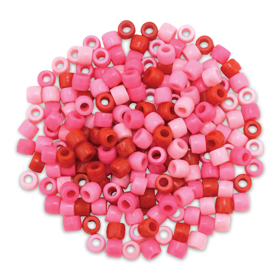 Open in modal - Craft Medley Barrel Pony Beads - Princess, Package of 200