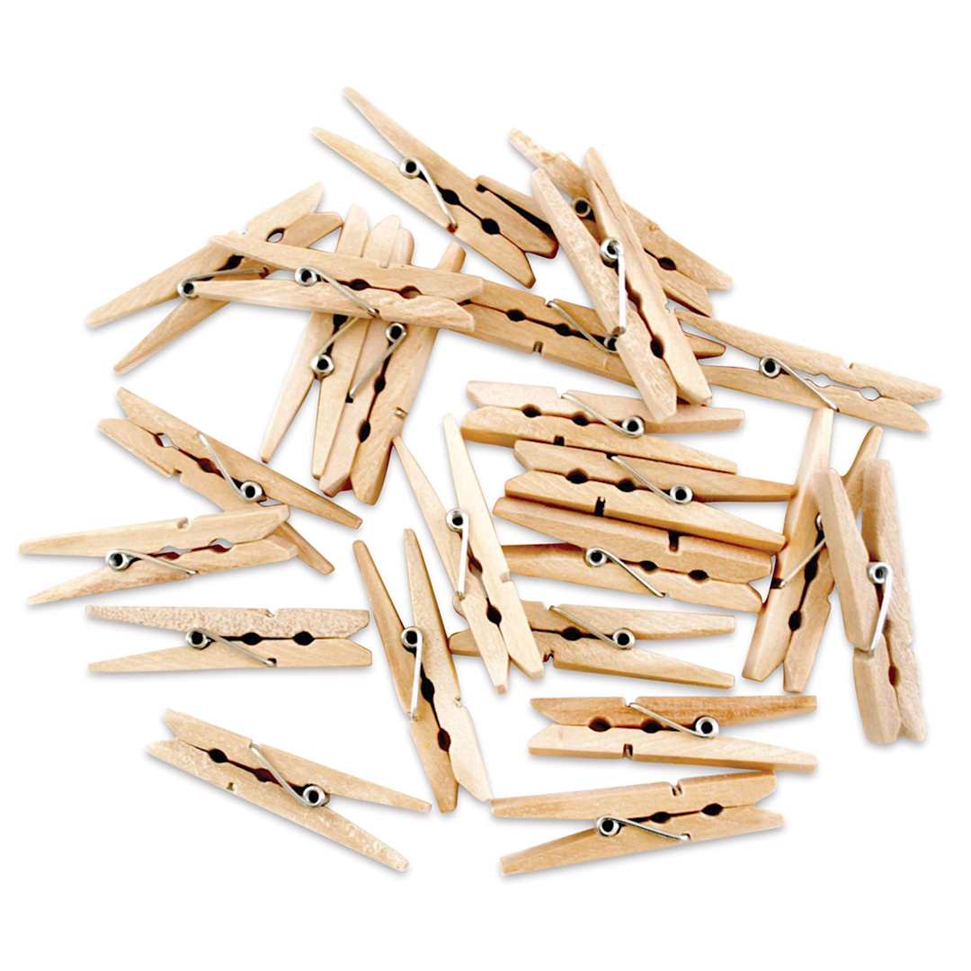 Open in modal - Krafty Kids Clothespins - 1-7/8", Package of 24