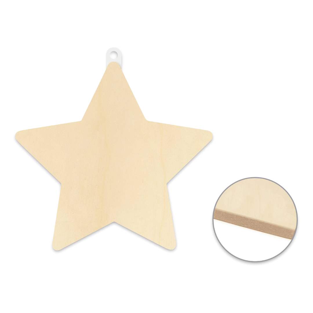 Open in modal - Craft Medley Wood Shape - Star