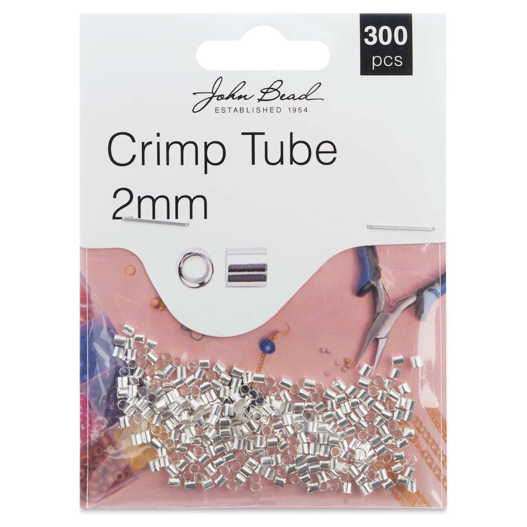 Open in modal - John Bead Must Have Findings Crimp Tubes - front of packaging