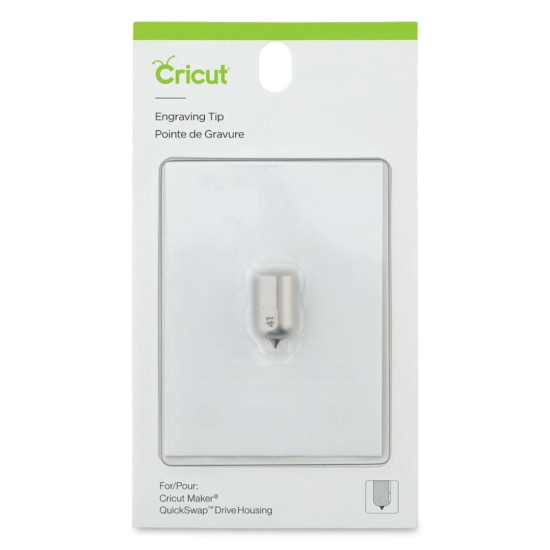 Open in modal - Cricut Engraving Tip - Front of blister package of Basic Tip