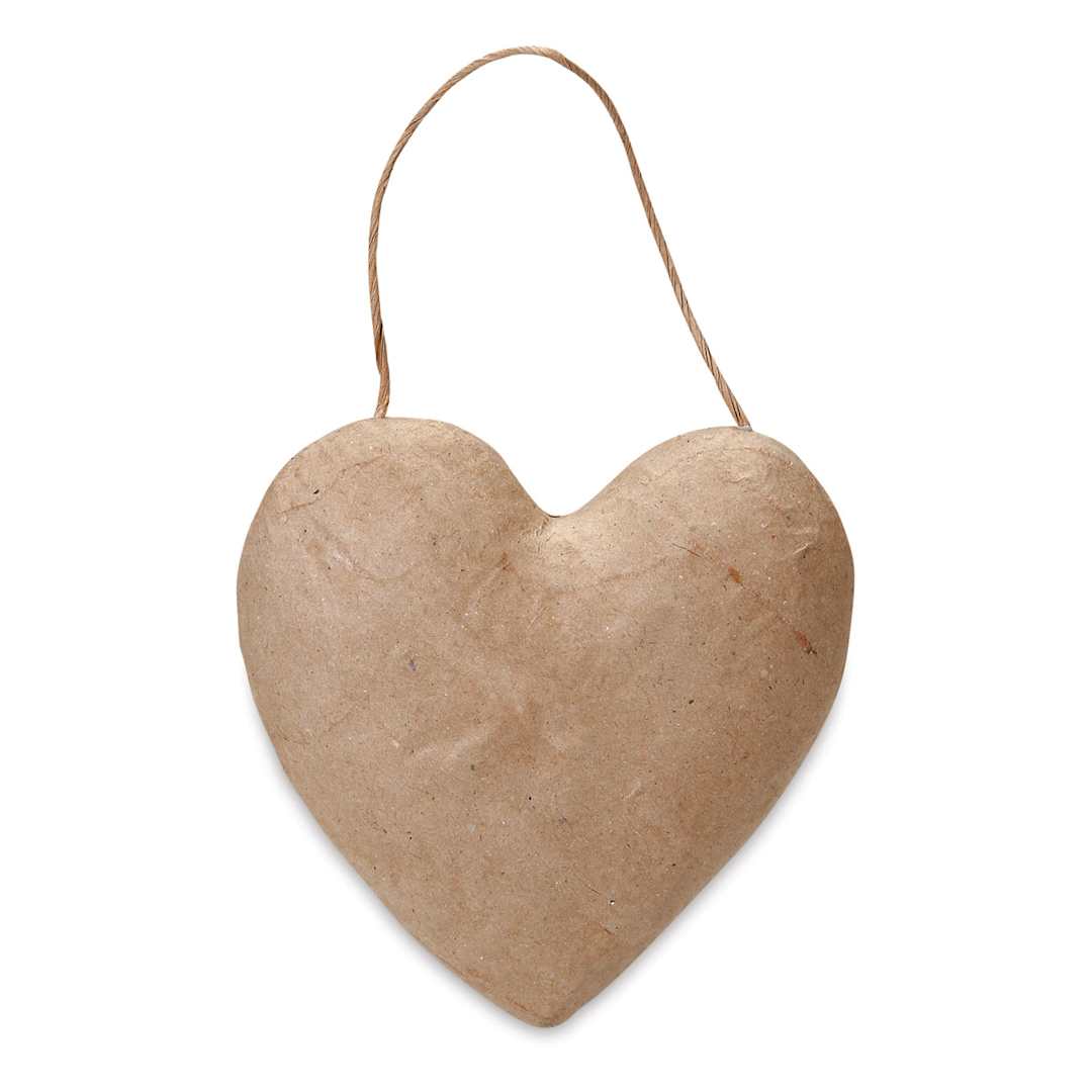 Open in modal - Darice Puffy Paper Mache Heart