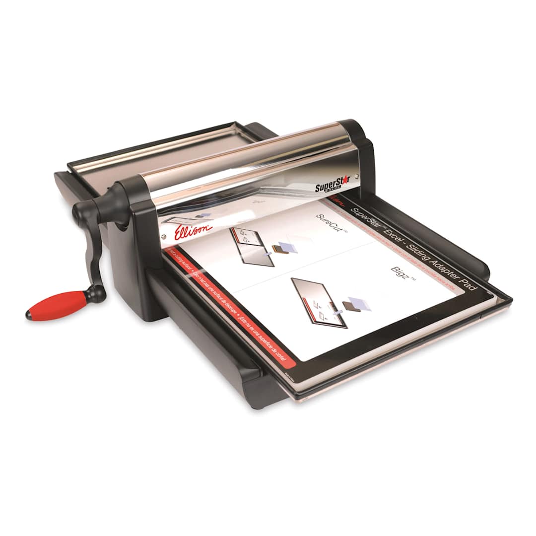 Open in modal - Ellison SuperStar Excel Machine - left side view showing handle