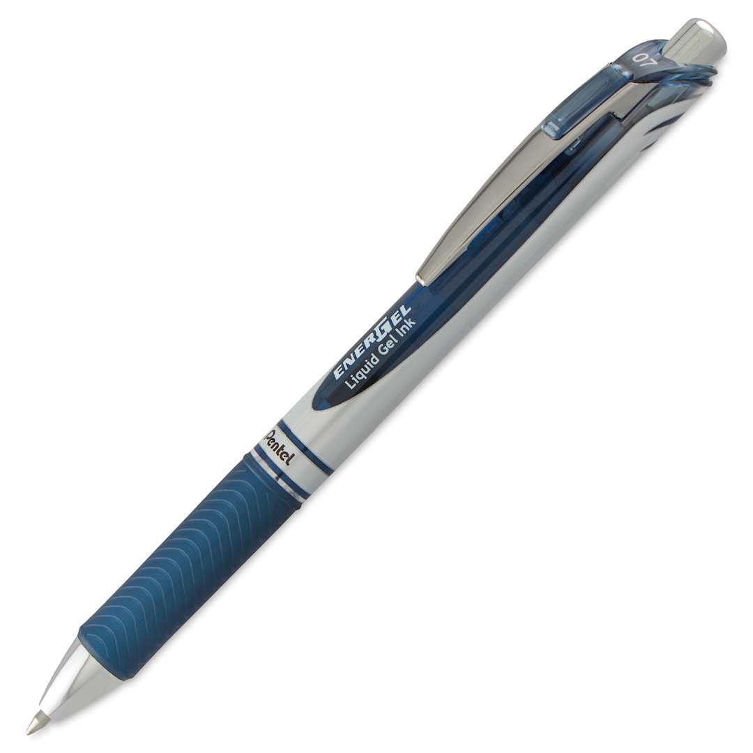 Open in modal - Pentel EnerGel RTX Gel Pen - Navy Blue, 0.7 mm