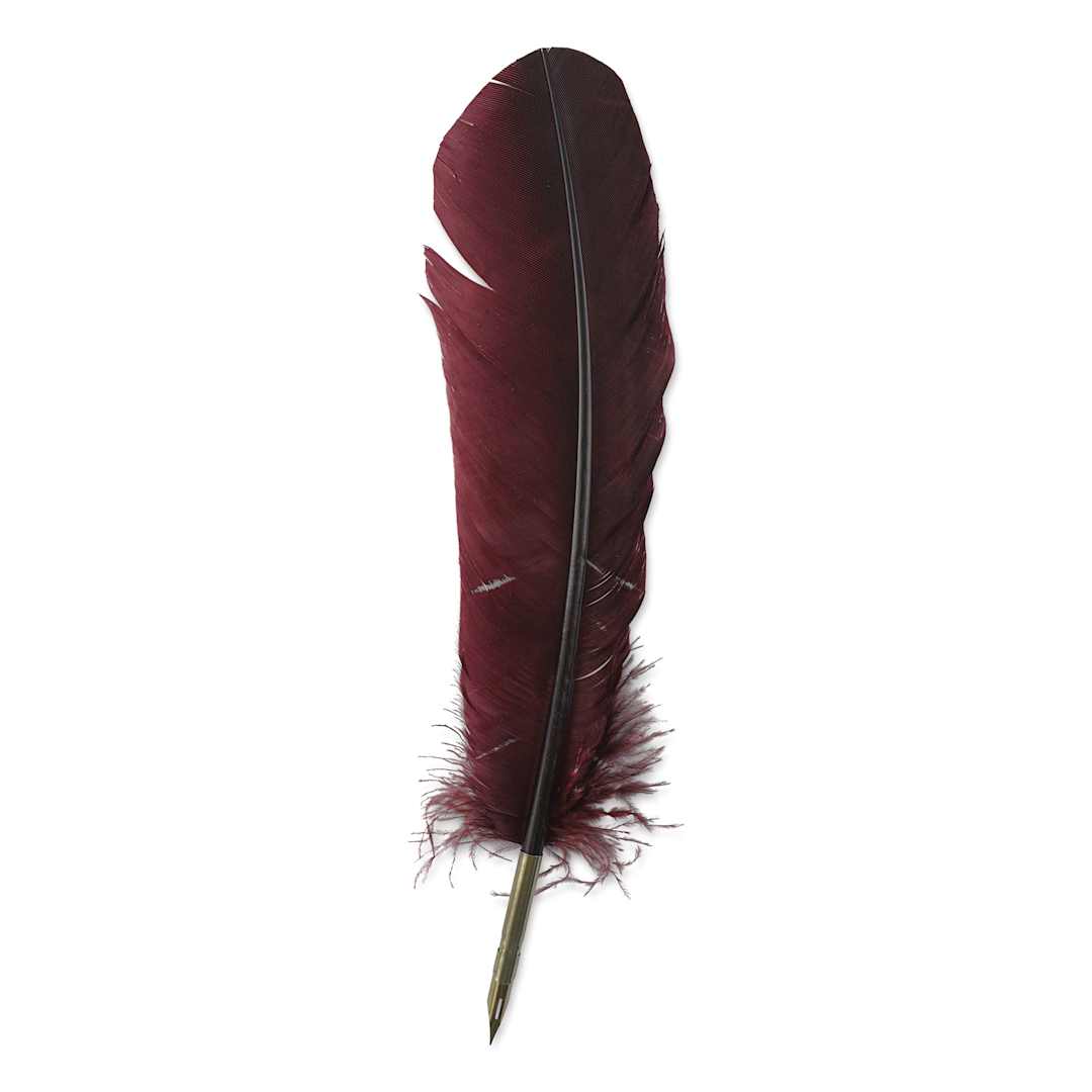 Open in modal - Manuscript Quill Dip Pen - Burgundy