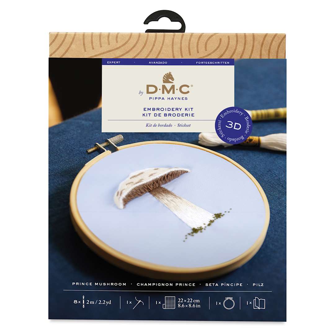 Open in modal - DMC 3D Embroidery Kit - Prince Mushroom front of packaging