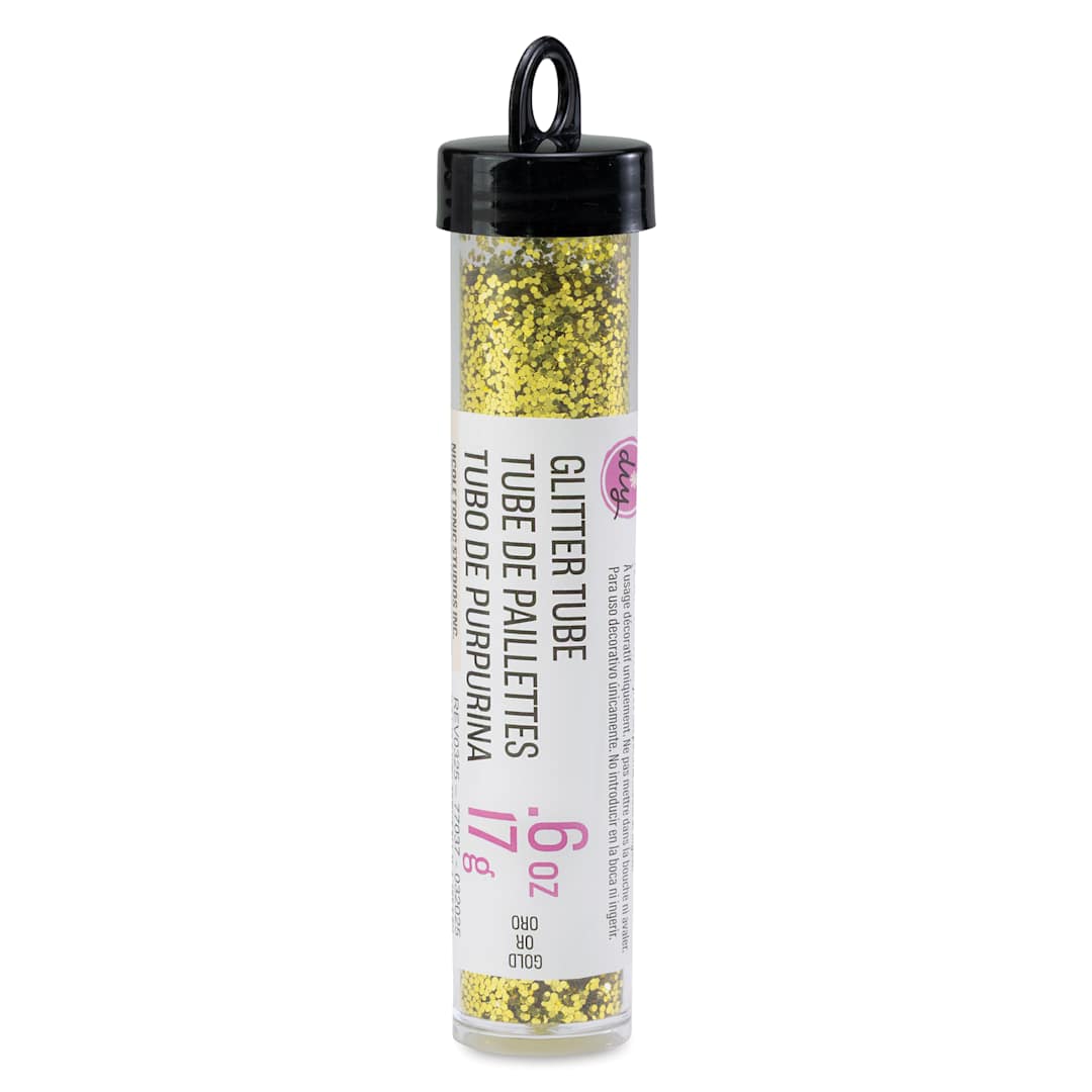 Open in modal - Cousin DIY Glitter - Gold, .6 oz Tube