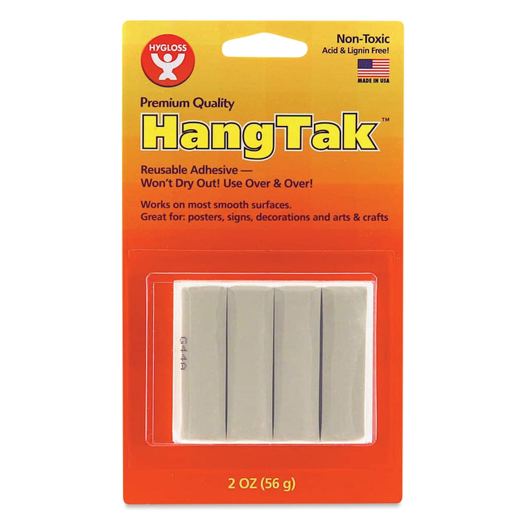 Open in modal - Hygloss HangTak Removable Adhesive Putty - 2 oz front of packaging