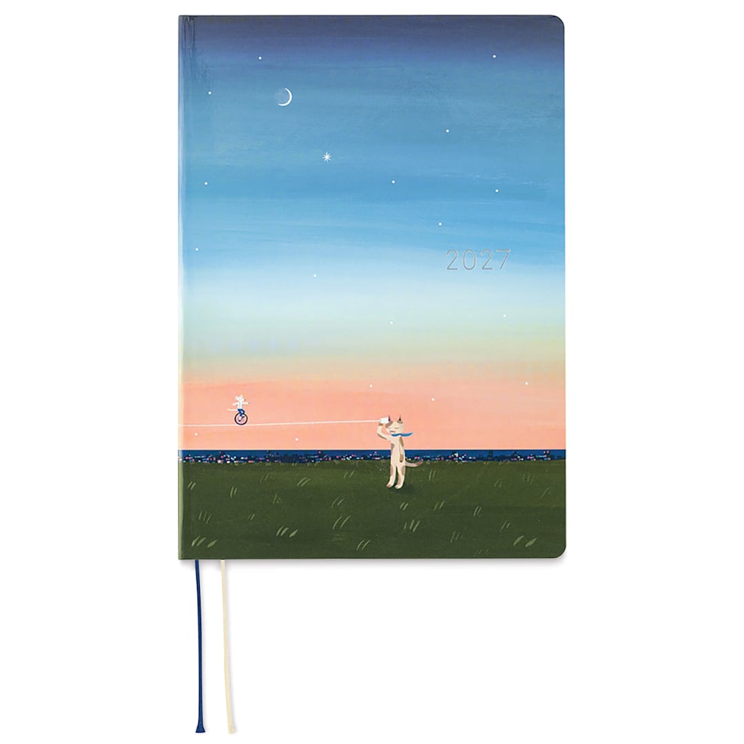 Open in modal - Hobonichi Techo HON 2027 Planners - A5, Kubota Moon