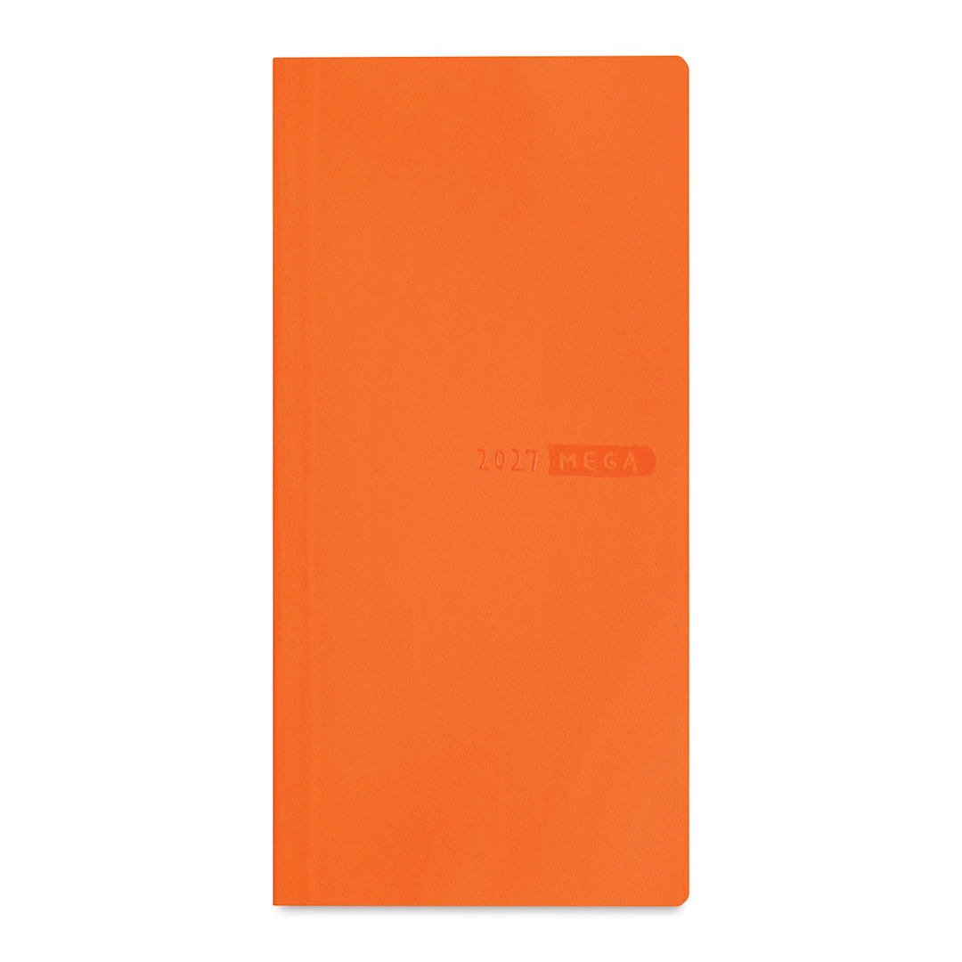 Open in modal - Hobonichi Techo 2027 Weeks Mega Planners - Mandarin, front cover