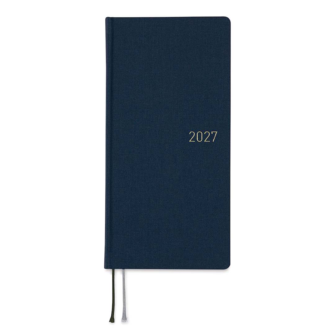 Open in modal - Hobonichi Techo 2027 Weeks Planners - 3.7" x 7.4", Midnight Blue