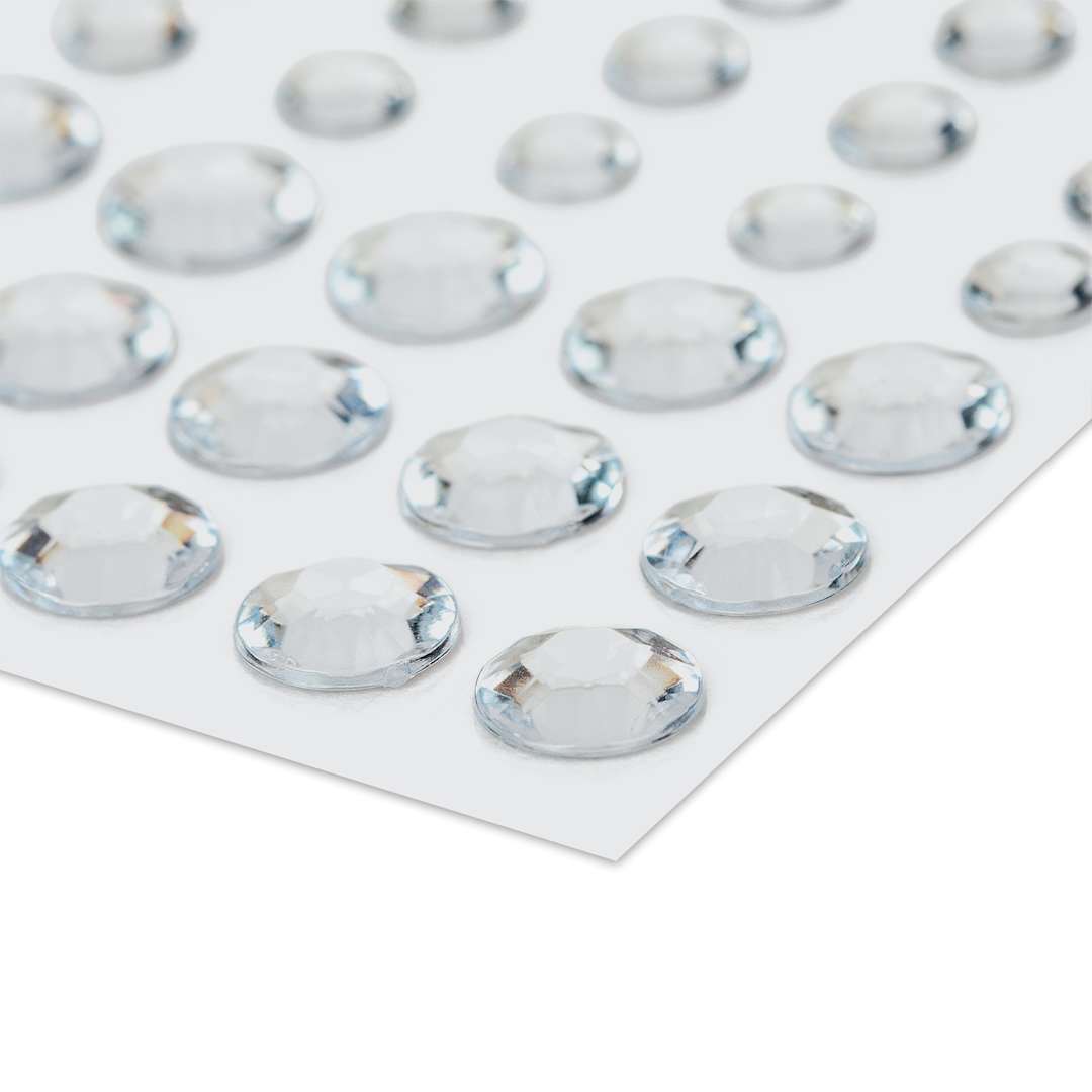 Open in modal - Cousin DIY Adhesive Rhinestones - Pkg of 60, Crystal close up