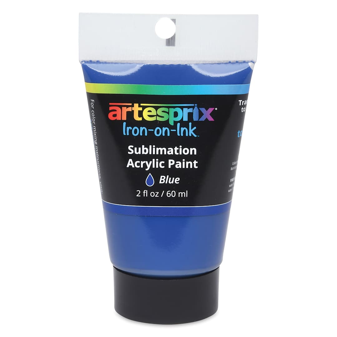Open in modal - Artesprix Sublimation Acrylic Paint - Blue, 2 oz Tube