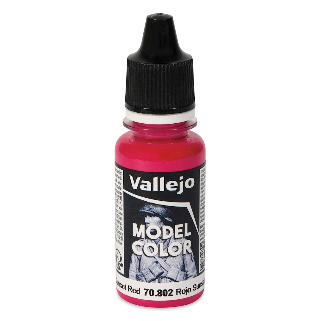 Open in modal - Vallejo Acrylic Model Color Paint - Sunset Red, 18 ml