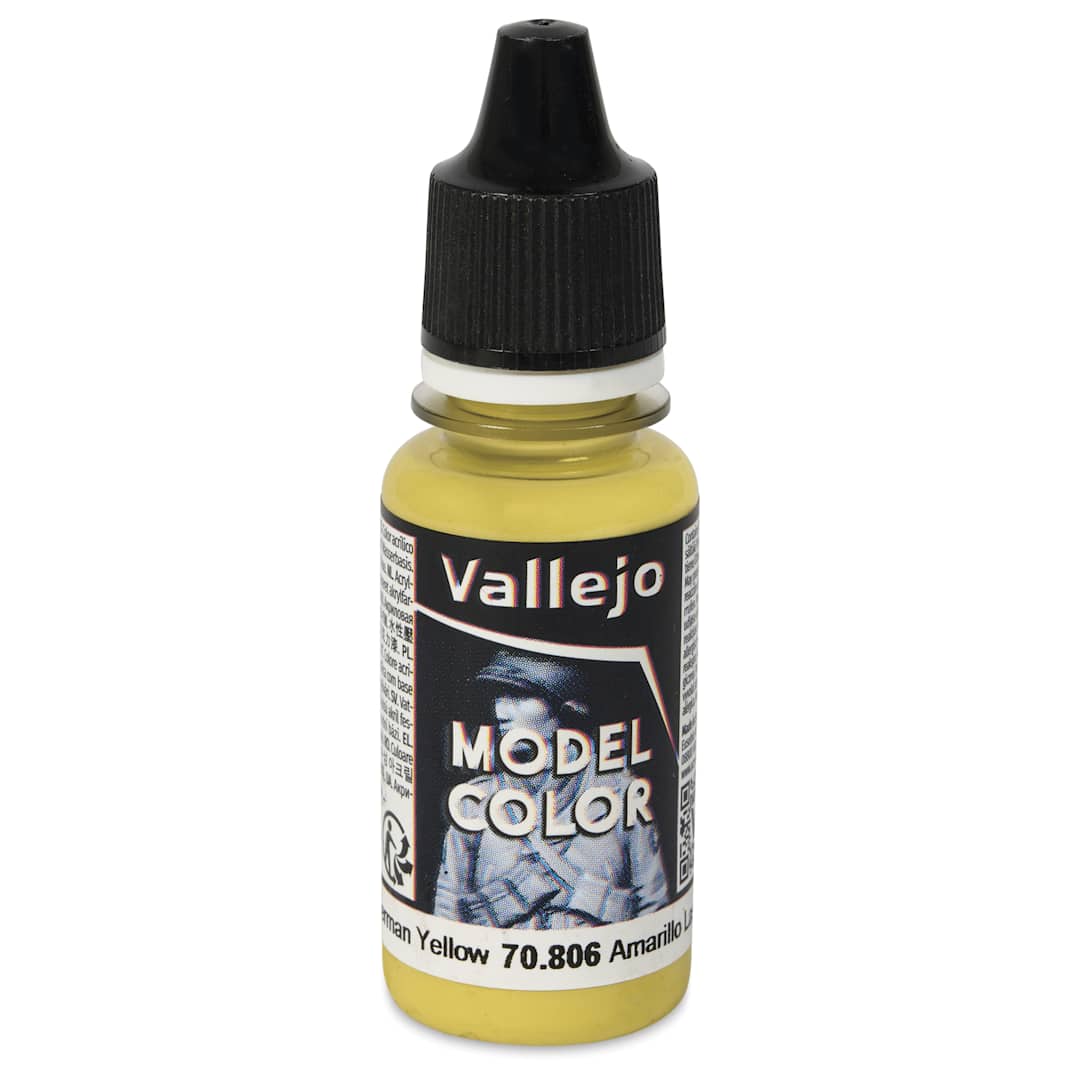 Open in modal - Vallejo Acrylic Model Color Paint - German Yellow, 18 ml
