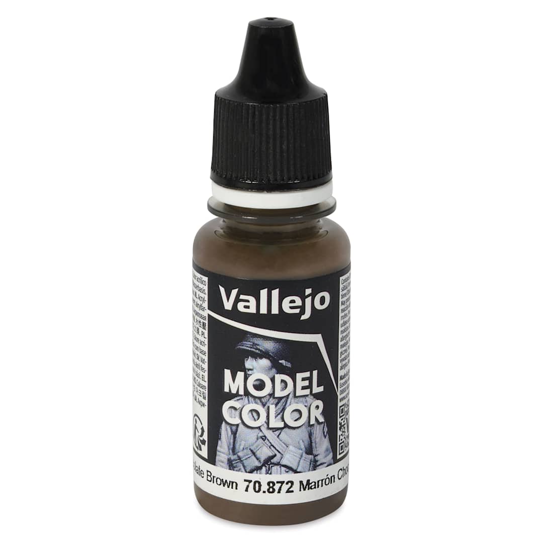 Open in modal - Vallejo Acrylic Model Color Paint - Chocolate Brown, 18 ml