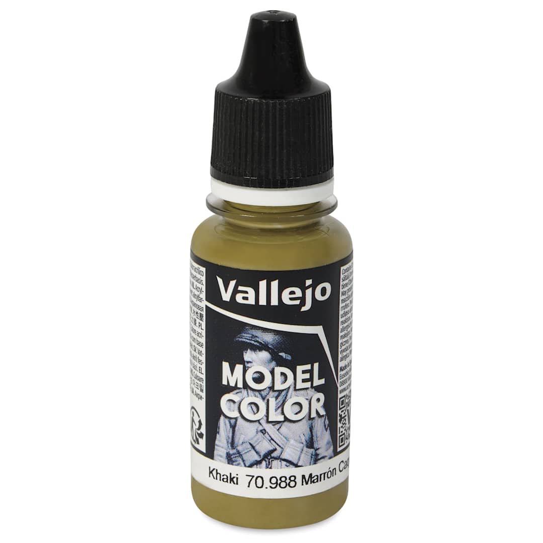 Open in modal - Vallejo Acrylic Model Color Paint - Khaki, 18 ml