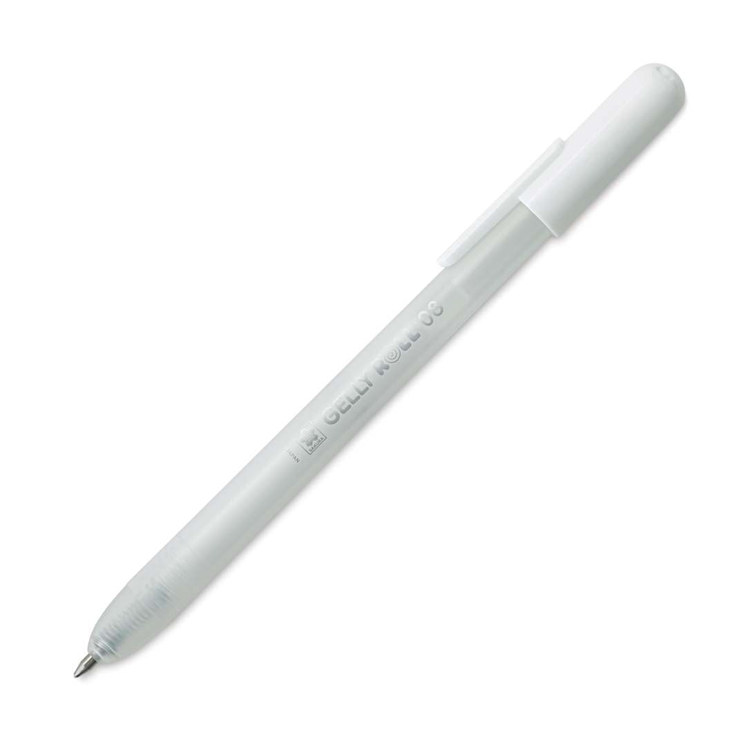 Open in modal - Sakura Gelly Roll Retractable Classic Pen - White