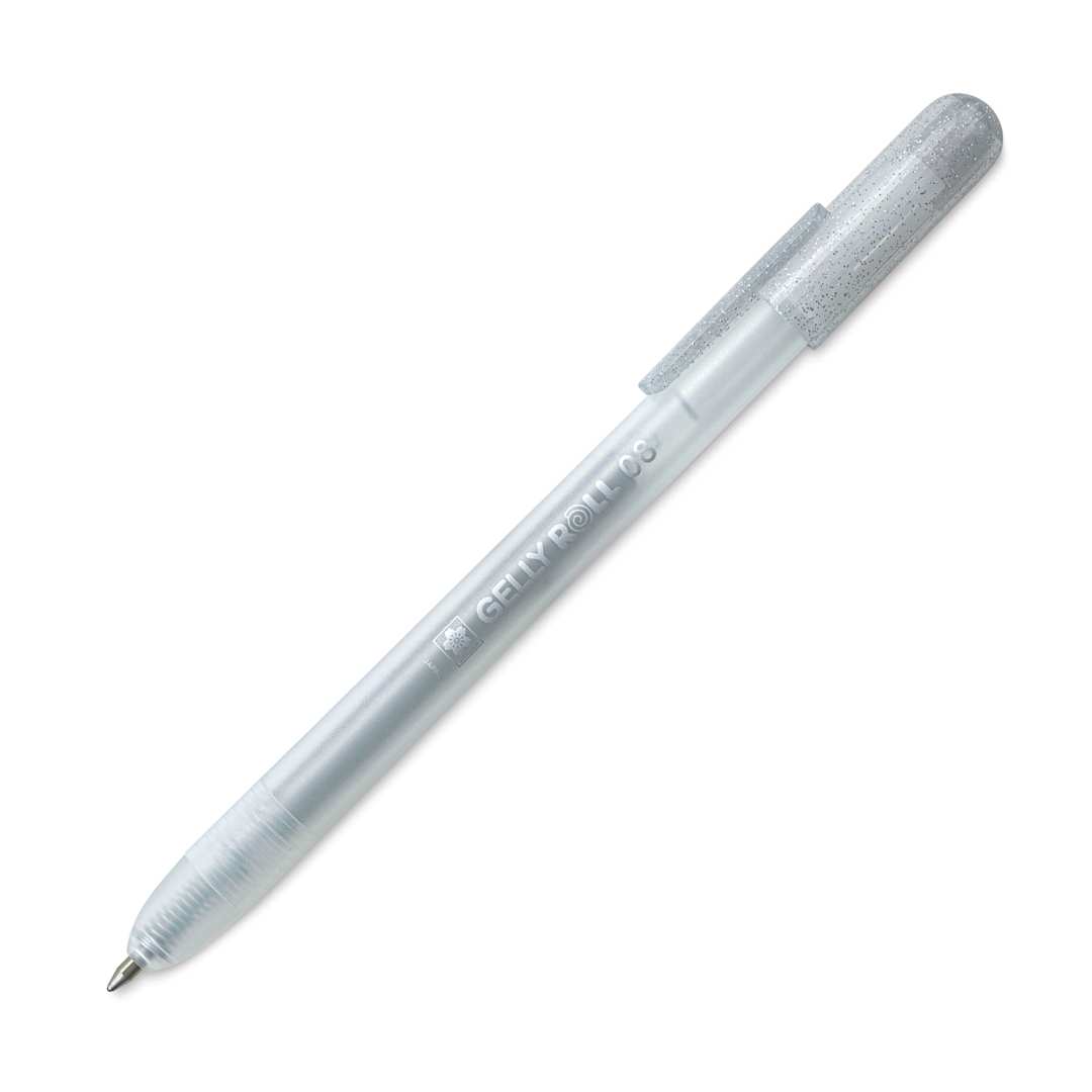 Open in modal - Sakura Gelly Roll Retractable Metallic Pen - Silver