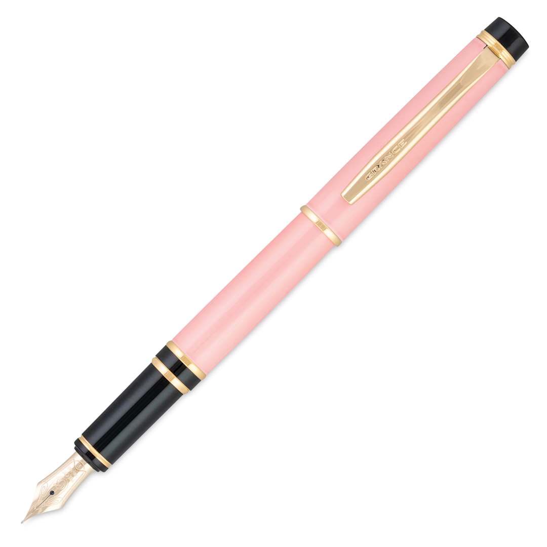 Open in modal - Pilot Grance Fountain Pen - Light Pink, cap off (image may show a different size nib)