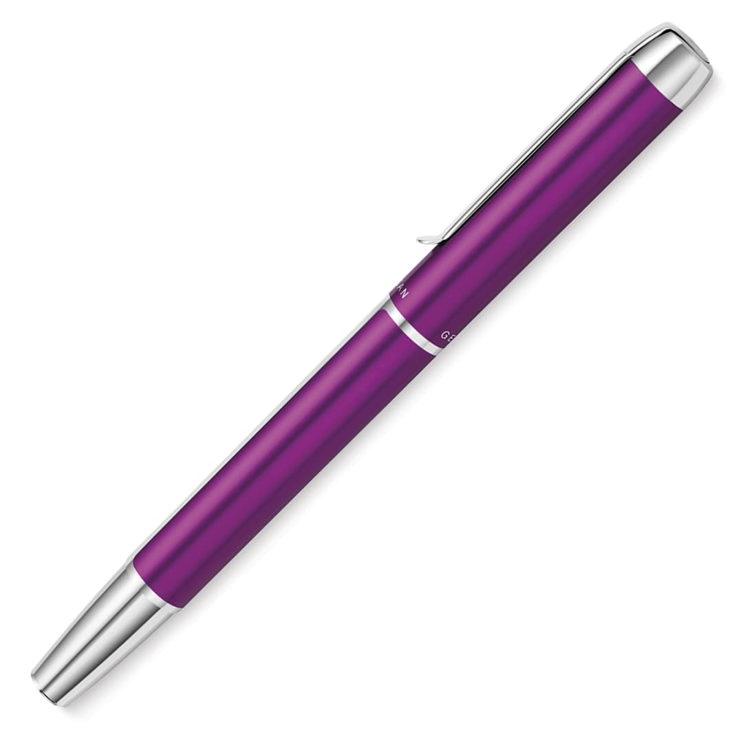 Open in modal - Pelikan Pura Rollerball Pen - Purple with cap on