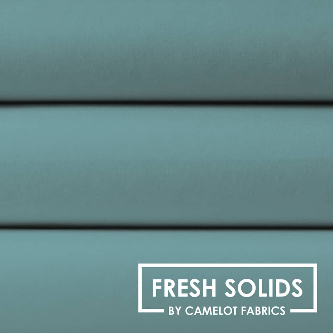 Open in modal - Camelot Fresh Solids Cotton Fabric - Mineral, 44" x 15 yds
