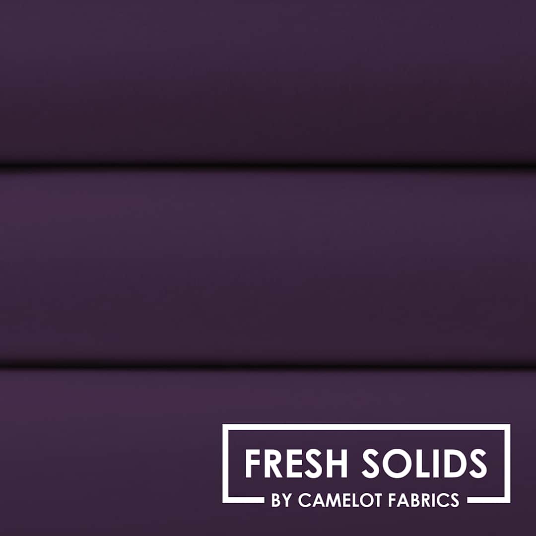Open in modal - Camelot Fresh Solids Cotton Fabric - Amethyst, 44" x 15 yds