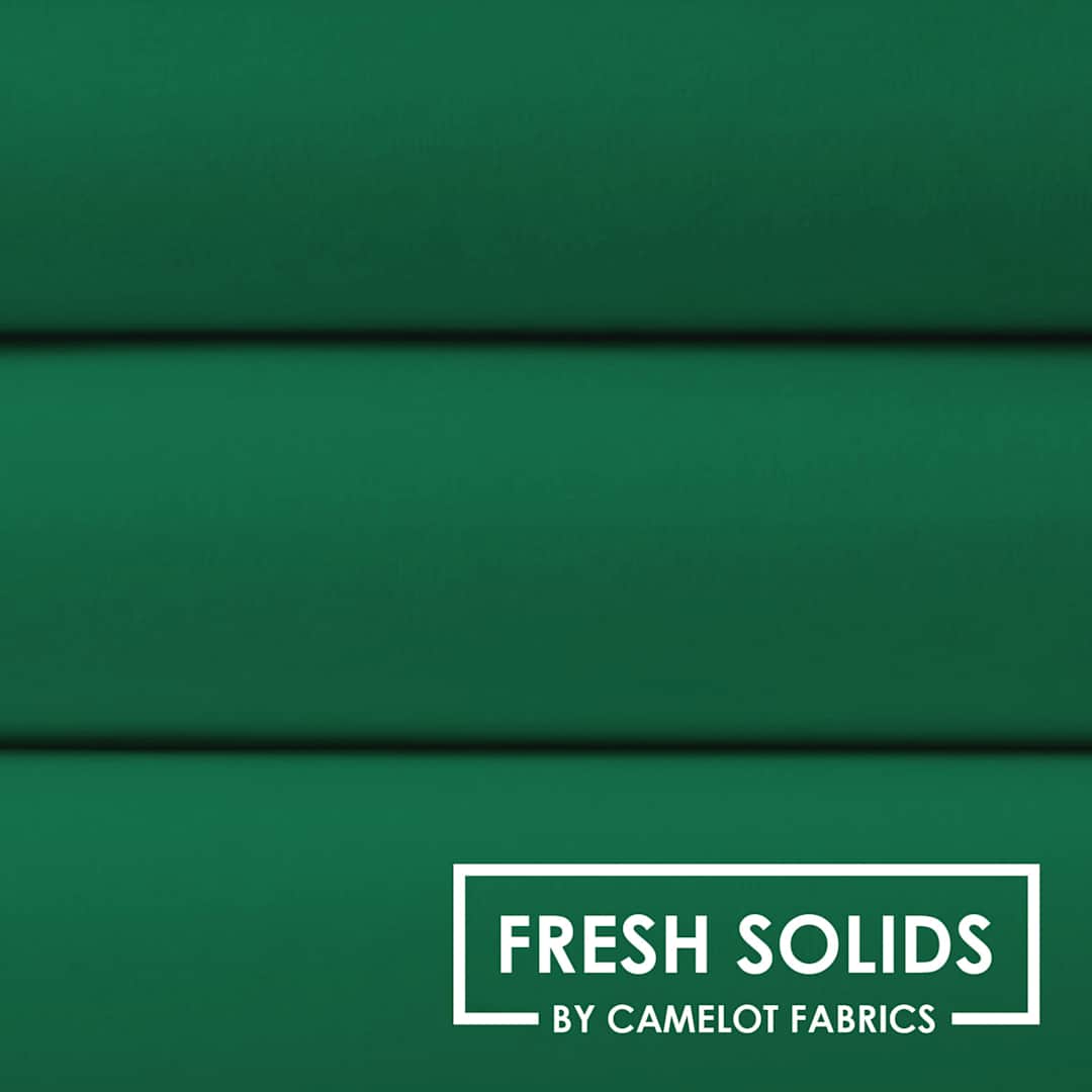 Open in modal - Camelot Fresh Solids Cotton Fabric - Holly, 44" x 15 yds