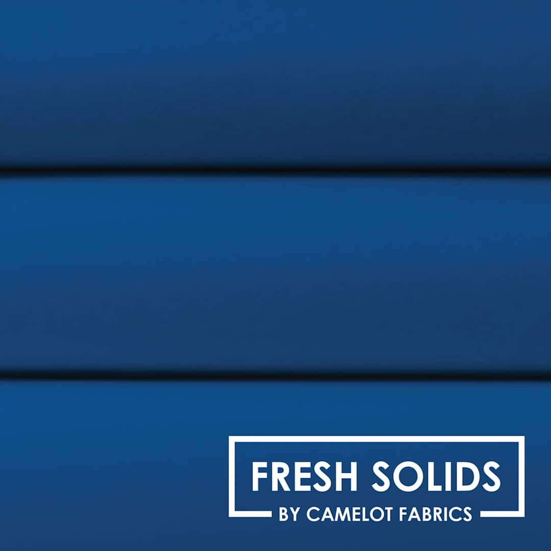 Open in modal - Camelot Fresh Solids Cotton Fabric - Royal, 44" x 15 yds