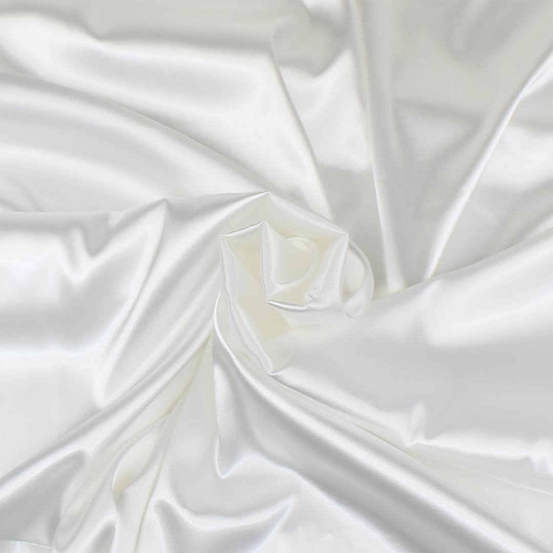 Open in modal - Camelot Stretch Charmeuse - Off-White, 59" x 15 yds