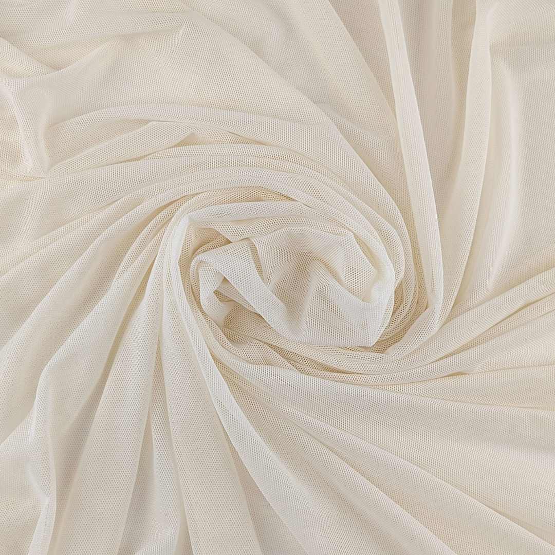 Open in modal - Camelot Solid Mesh - White, 57" x 15 yds, rolled up