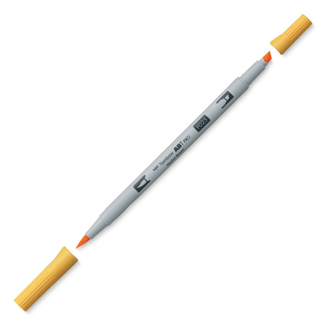 Open in modal - Tombow ABT PRO Alcohol Marker - Light Orange, P025 (marker)