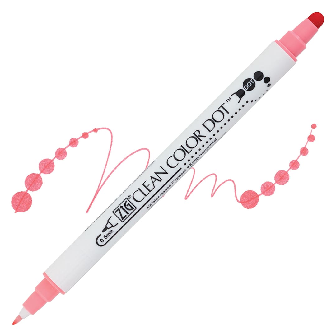 Open in modal - 82310-3510 Zig Clean Color Dot Marker - Salmon marker and swatch