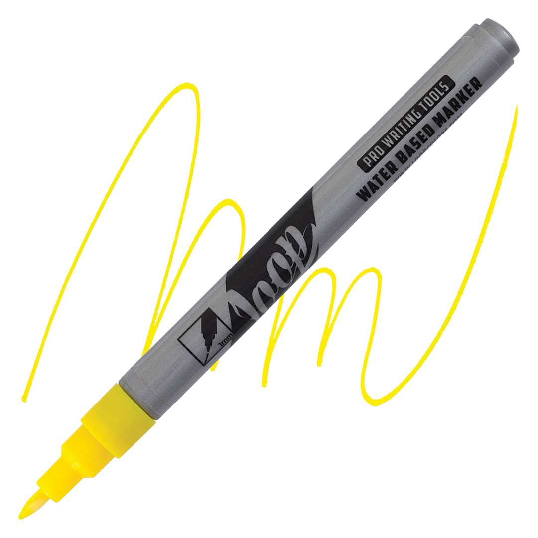 Open in modal - Loop Water-Based Acrylic Marker - Barcelona, 1 mm marker and swatch
