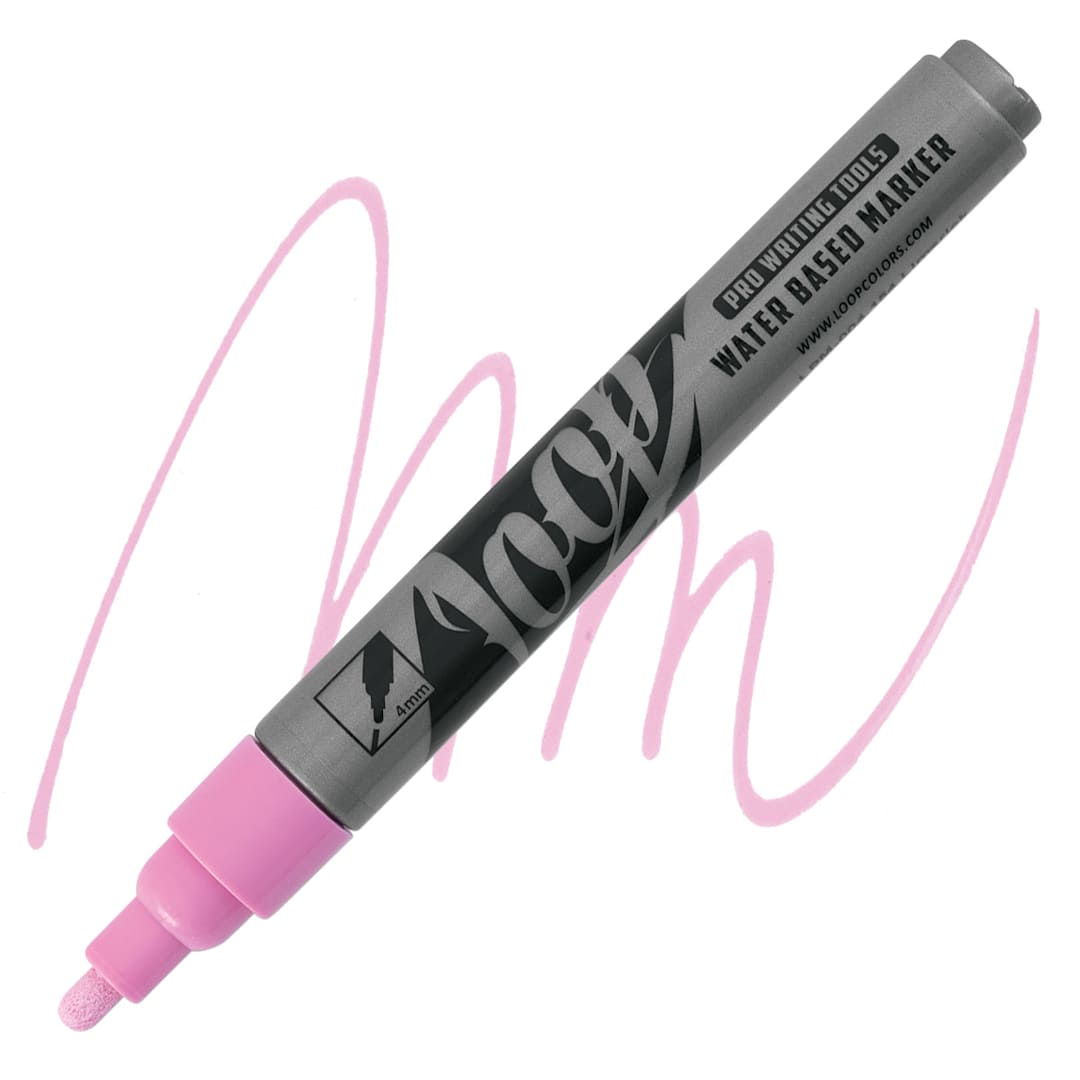 Open in modal - Loop Water-Based Acrylic Marker - Limerick, 4 mm marker and swatch