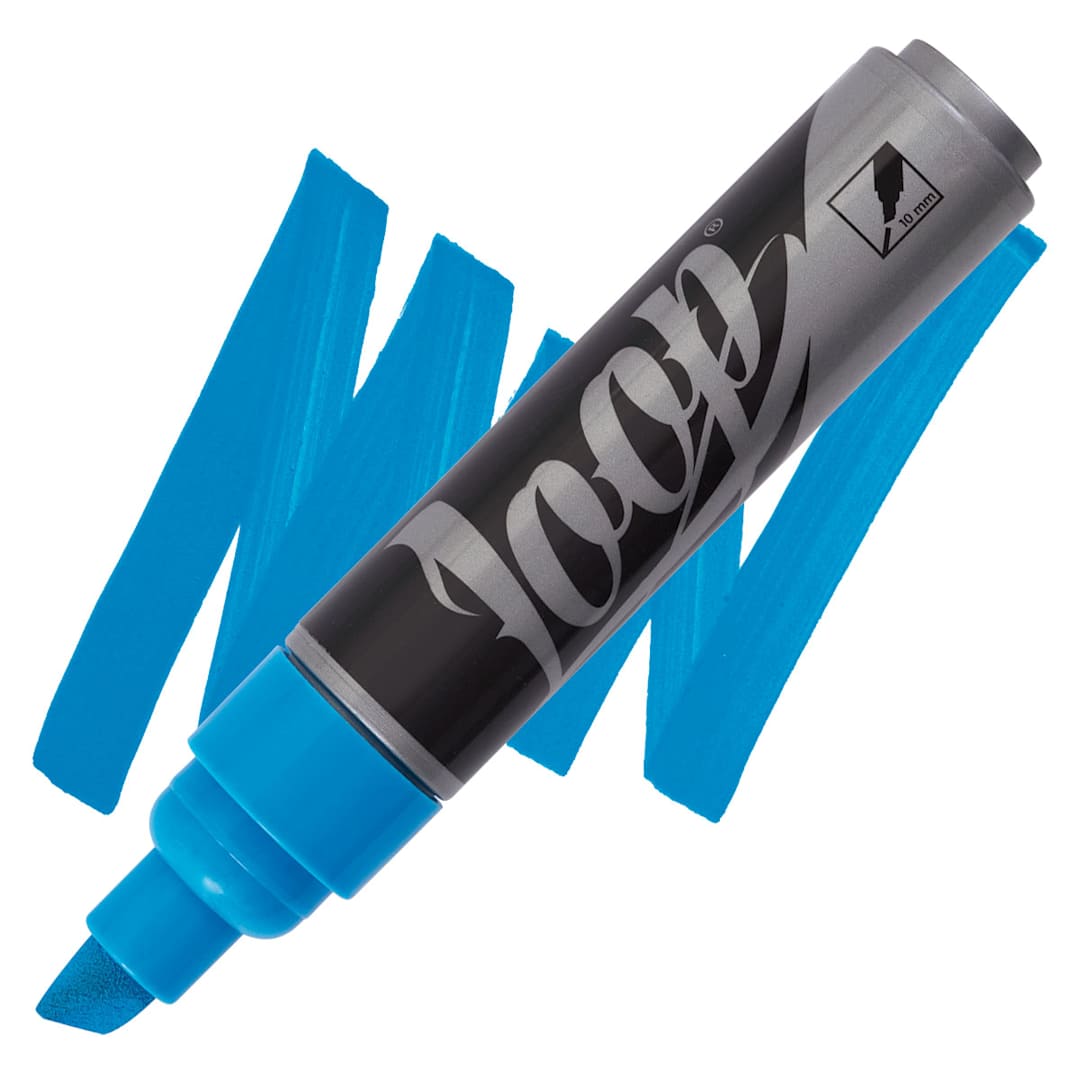 Open in modal - Loop Water-Based Acrylic Marker - Metz, 10 mm marker and swatch