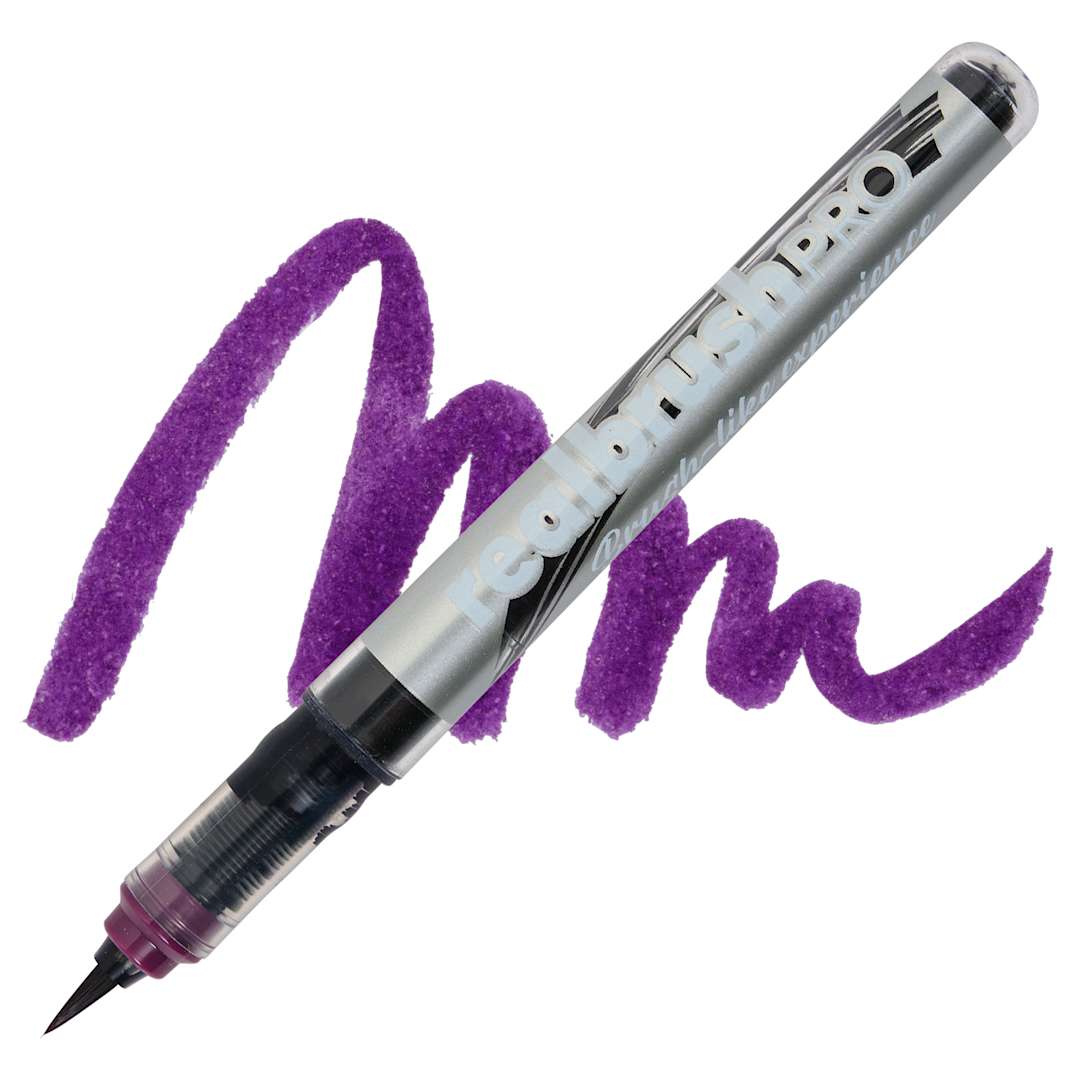Open in modal - Karin Realbrush Pro Marker - Lilac, swatch and marker