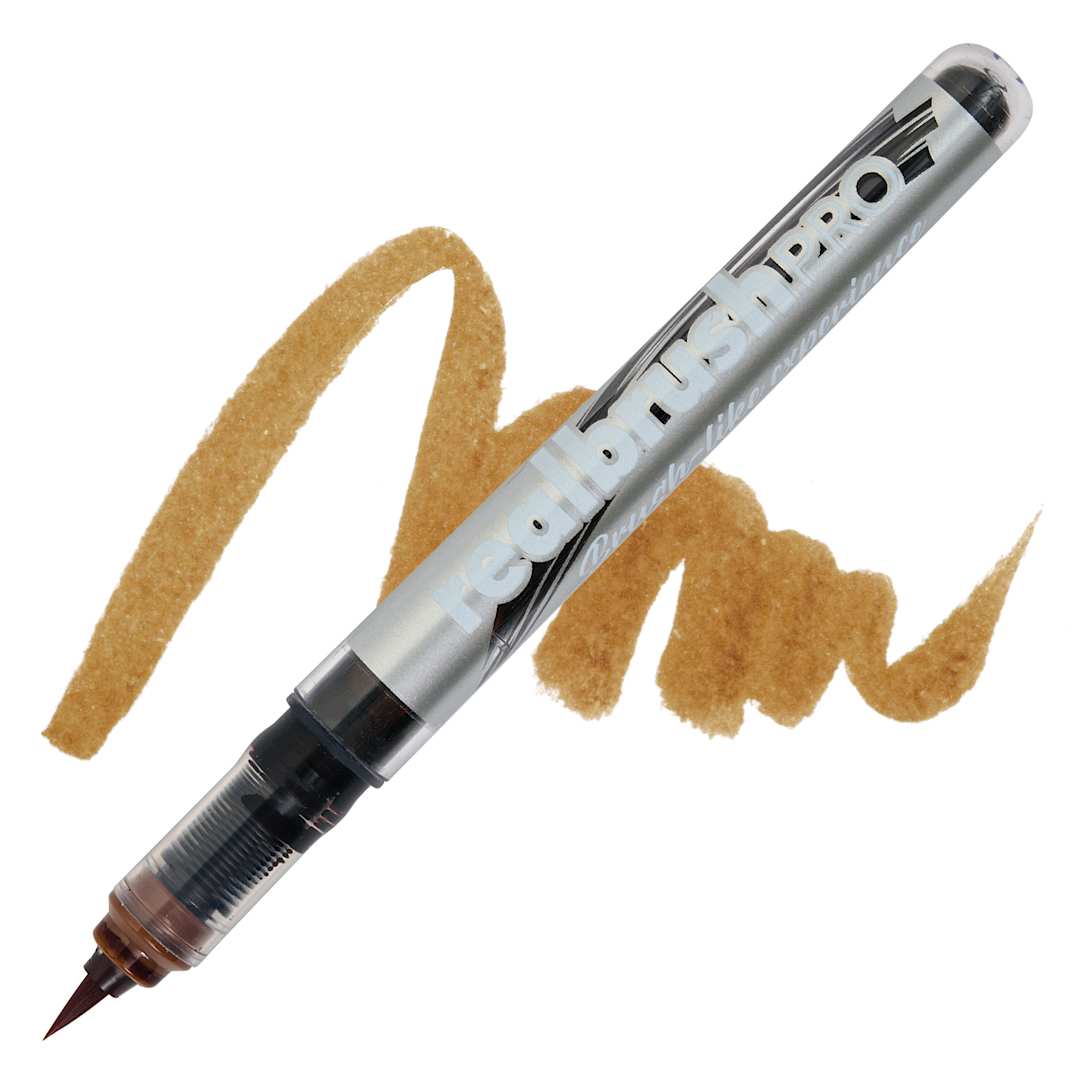 Open in modal - Karin Realbrush Pro Marker - Sandstone, swatch and marker