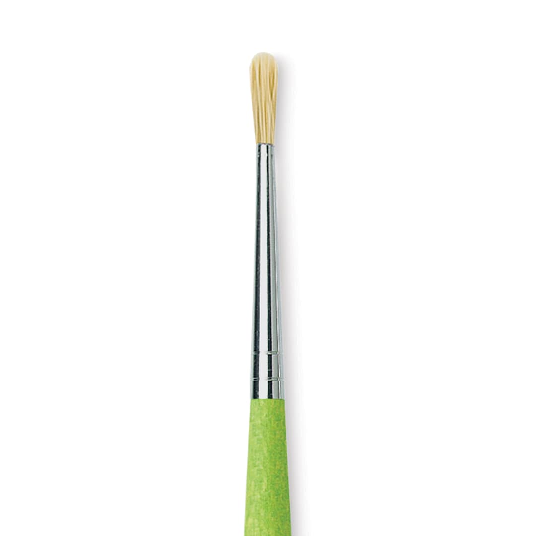 Open in modal - Da Vinci Fit Synthetic Bristle Brush - Round, Size 2, close up