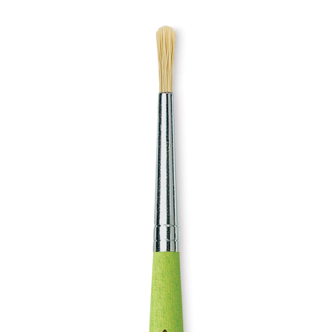 Open in modal - Da Vinci Fit Synthetic Bristle Brush - Round, Size 4, close up