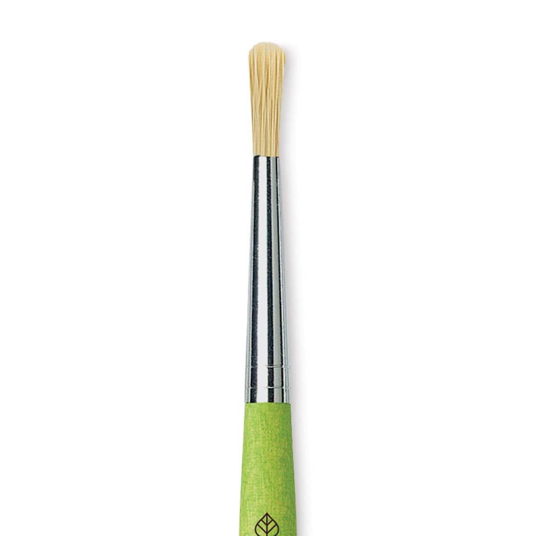 Open in modal - Da Vinci Fit Synthetic Bristle Brush - Round, Size 6, close up